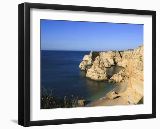 Praia Da Marinha, Algarve, Portugal, Europe-Amanda Hall-Framed Photographic Print