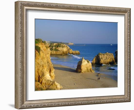 Praia De Rocha, Western Algarve, Portugal, Europe-Amanda Hall-Framed Photographic Print