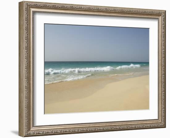 Praia De Santa Monica (Santa Monica Beach), Boa Vista, Cape Verde Islands, Atlantic, Africa-R H Productions-Framed Photographic Print