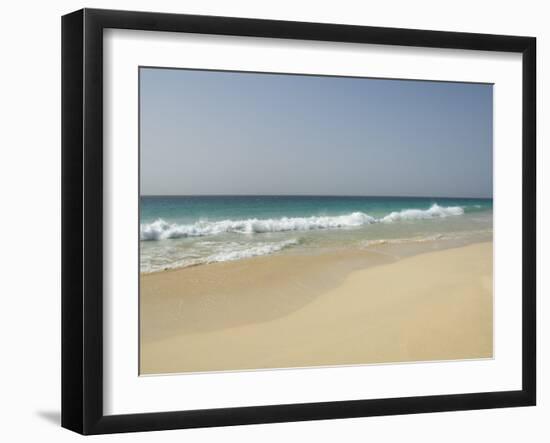 Praia De Santa Monica (Santa Monica Beach), Boa Vista, Cape Verde Islands, Atlantic, Africa-R H Productions-Framed Photographic Print