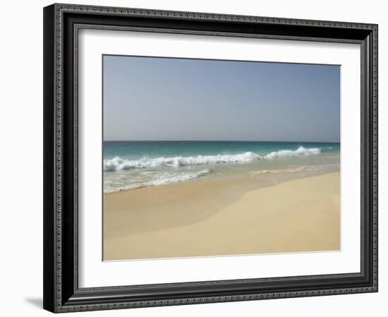 Praia De Santa Monica (Santa Monica Beach), Boa Vista, Cape Verde Islands, Atlantic, Africa-R H Productions-Framed Photographic Print