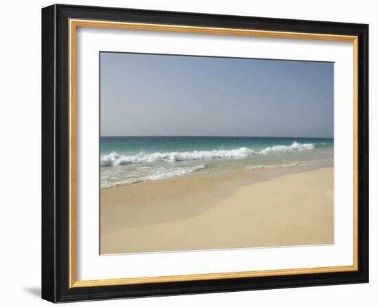 Praia De Santa Monica (Santa Monica Beach), Boa Vista, Cape Verde Islands, Atlantic, Africa-R H Productions-Framed Photographic Print