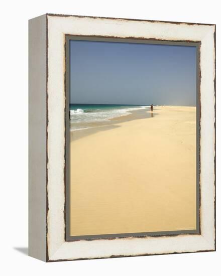 Praia De Santa Monica (Santa Monica Beach), Boa Vista, Cape Verde Islands, Atlantic, Africa-R H Productions-Framed Premier Image Canvas