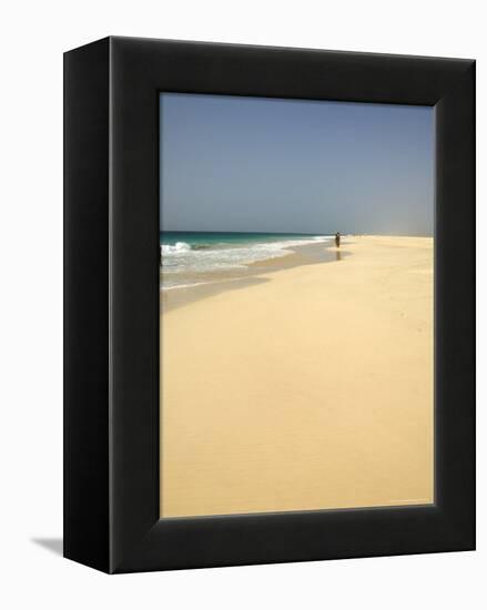 Praia De Santa Monica (Santa Monica Beach), Boa Vista, Cape Verde Islands, Atlantic, Africa-R H Productions-Framed Premier Image Canvas