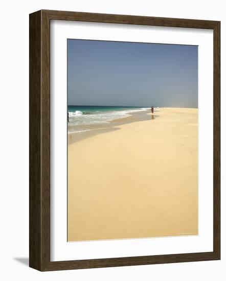 Praia De Santa Monica (Santa Monica Beach), Boa Vista, Cape Verde Islands, Atlantic, Africa-R H Productions-Framed Photographic Print