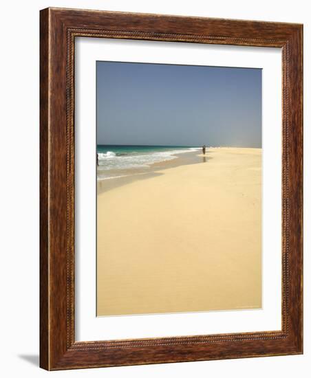 Praia De Santa Monica (Santa Monica Beach), Boa Vista, Cape Verde Islands, Atlantic, Africa-R H Productions-Framed Photographic Print