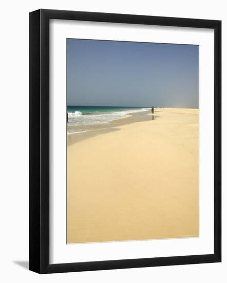 Praia De Santa Monica (Santa Monica Beach), Boa Vista, Cape Verde Islands, Atlantic, Africa-R H Productions-Framed Photographic Print