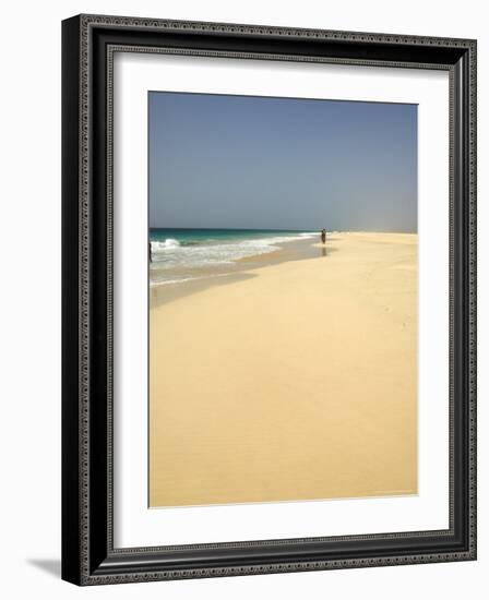 Praia De Santa Monica (Santa Monica Beach), Boa Vista, Cape Verde Islands, Atlantic, Africa-R H Productions-Framed Photographic Print