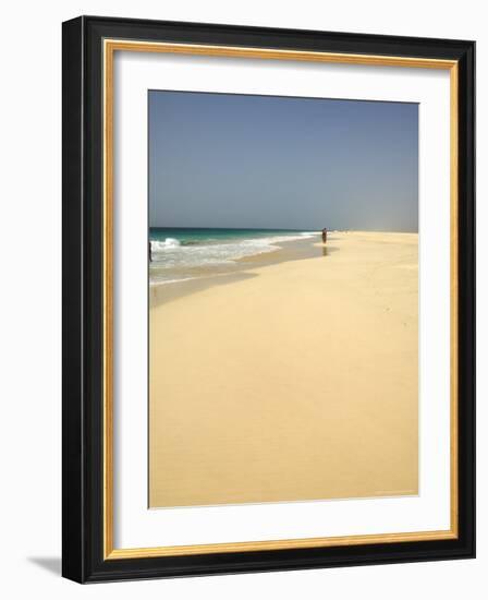 Praia De Santa Monica (Santa Monica Beach), Boa Vista, Cape Verde Islands, Atlantic, Africa-R H Productions-Framed Photographic Print