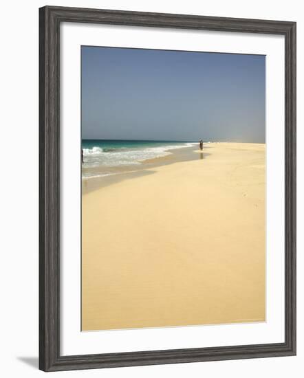 Praia De Santa Monica (Santa Monica Beach), Boa Vista, Cape Verde Islands, Atlantic, Africa-R H Productions-Framed Photographic Print