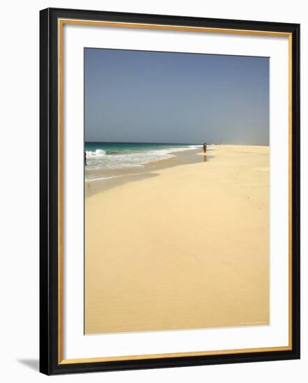 Praia De Santa Monica (Santa Monica Beach), Boa Vista, Cape Verde Islands, Atlantic, Africa-R H Productions-Framed Photographic Print