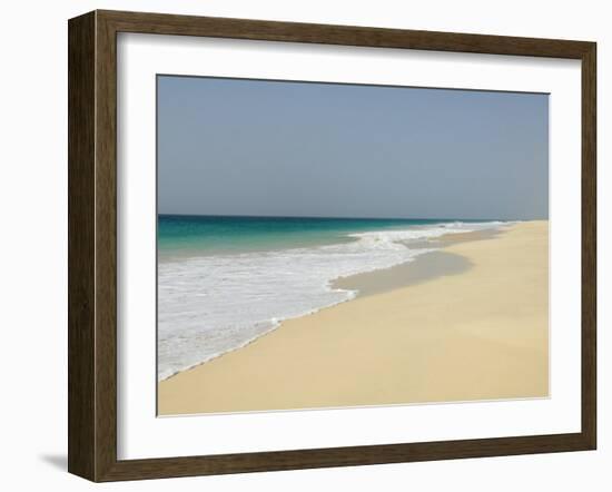 Praia De Santa Monica (Santa Monica Beach), Boa Vista, Cape Verde Islands, Atlantic, Africa-Robert Harding-Framed Photographic Print