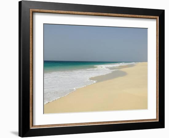 Praia De Santa Monica (Santa Monica Beach), Boa Vista, Cape Verde Islands, Atlantic, Africa-Robert Harding-Framed Photographic Print