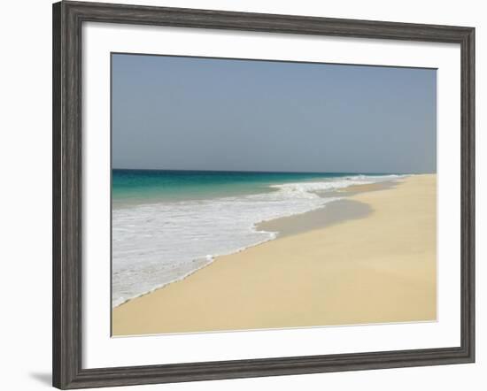 Praia De Santa Monica (Santa Monica Beach), Boa Vista, Cape Verde Islands, Atlantic, Africa-Robert Harding-Framed Photographic Print