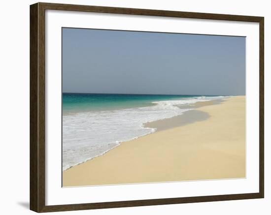 Praia De Santa Monica (Santa Monica Beach), Boa Vista, Cape Verde Islands, Atlantic, Africa-Robert Harding-Framed Photographic Print