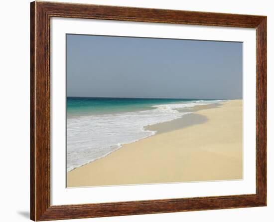 Praia De Santa Monica (Santa Monica Beach), Boa Vista, Cape Verde Islands, Atlantic, Africa-Robert Harding-Framed Photographic Print