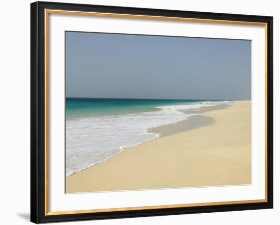 Praia De Santa Monica (Santa Monica Beach), Boa Vista, Cape Verde Islands, Atlantic, Africa-Robert Harding-Framed Photographic Print