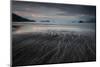 Praia Do Estaleiro Beach at Sunset in Ubatuba, Brazil-Alex Saberi-Mounted Photographic Print