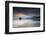 Praia Do Estaleiro with the Serra Do Mar Mountain Range Reflected in the Ocean at Sunset-Alex Saberi-Framed Photographic Print