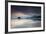 Praia Do Estaleiro with the Serra Do Mar Mountain Range Reflected in the Ocean at Sunset-Alex Saberi-Framed Photographic Print