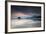 Praia Do Estaleiro with the Serra Do Mar Mountain Range Reflected in the Ocean at Sunset-Alex Saberi-Framed Photographic Print
