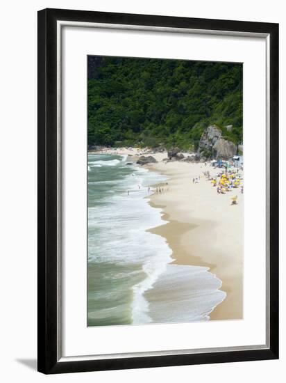 Prainha Beach Near the Olympic Site in Barra Da Tijuca (Recreio Dos Bandeirantes), Brazil-Alex Robinson-Framed Photographic Print
