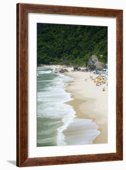 Prainha Beach Near the Olympic Site in Barra Da Tijuca (Recreio Dos Bandeirantes), Brazil-Alex Robinson-Framed Photographic Print