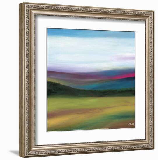 Prairie Abstract 4-Mary Johnston-Framed Art Print