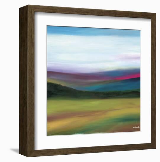 Prairie Abstract 4-Mary Johnston-Framed Art Print