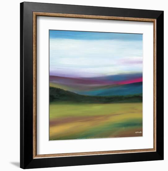 Prairie Abstract 4-Mary Johnston-Framed Art Print