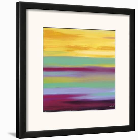 Prairie Abstract 6-Mary Johnston-Framed Art Print