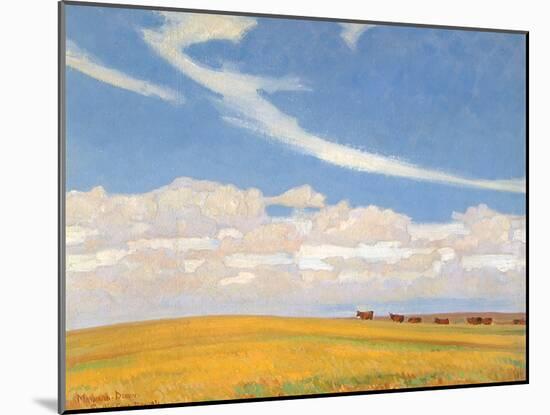 Prairie after Storm, 1921-Maynard Dixon-Mounted Giclee Print