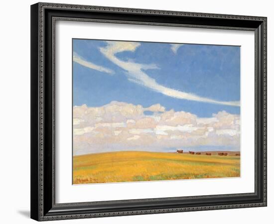 Prairie after Storm, 1921-Maynard Dixon-Framed Giclee Print