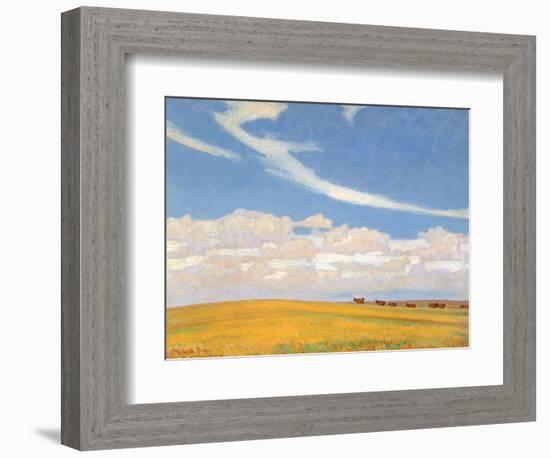 Prairie after Storm, 1921-Maynard Dixon-Framed Giclee Print