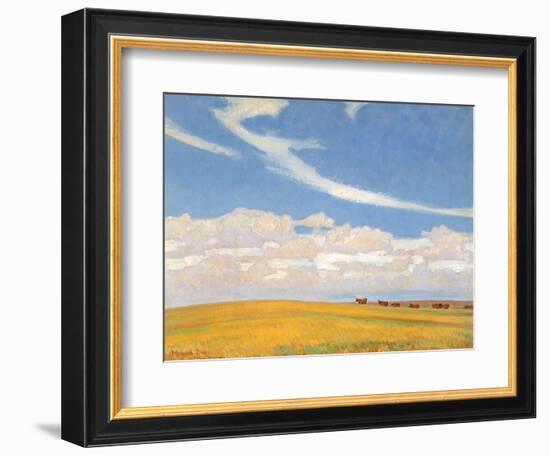 Prairie after Storm, 1921-Maynard Dixon-Framed Giclee Print