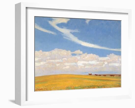 Prairie after Storm, 1921-Maynard Dixon-Framed Premium Giclee Print