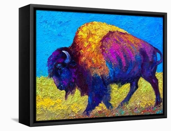 Prairie Dusk-Marion Rose-Framed Premier Image Canvas