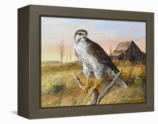 Prairie Guardion-Trevor V. Swanson-Framed Premier Image Canvas