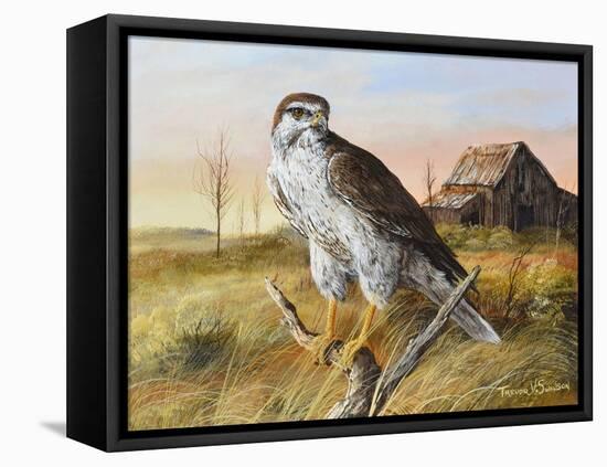 Prairie Guardion-Trevor V. Swanson-Framed Premier Image Canvas