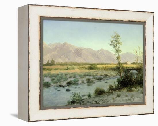 Prairie Landscape-Albert Bierstadt-Framed Premier Image Canvas