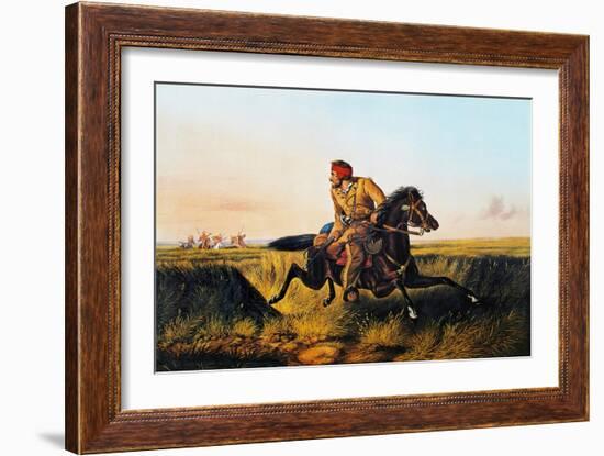 Prairie Life, 1852-Currier & Ives-Framed Giclee Print