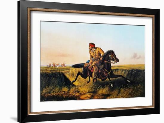 Prairie Life, 1852-Currier & Ives-Framed Giclee Print