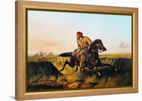Prairie Life, 1852-Currier & Ives-Framed Premier Image Canvas
