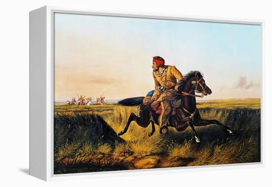 Prairie Life, 1852-Currier & Ives-Framed Premier Image Canvas