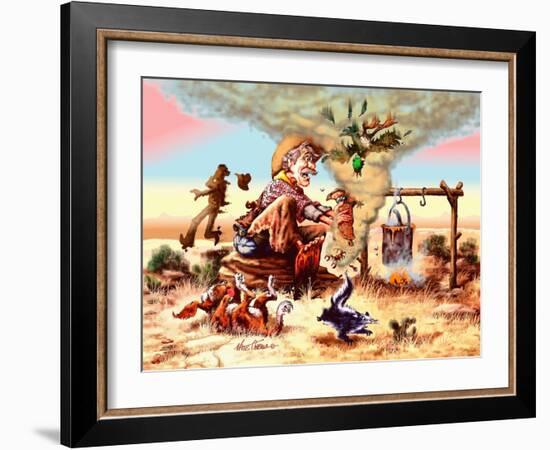 Prairie Pollution-Nate Owens-Framed Giclee Print