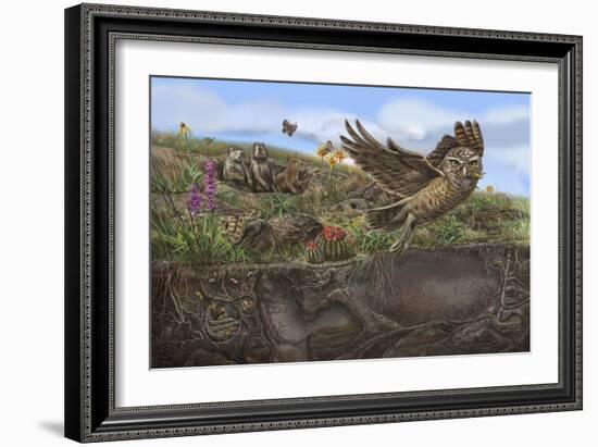 Prairie Spread 4 And 5-Cathy Morrison Illustrates-Framed Giclee Print