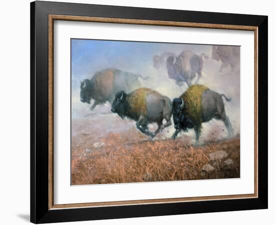 Prairie Thunder-Jack Sorenson-Framed Art Print