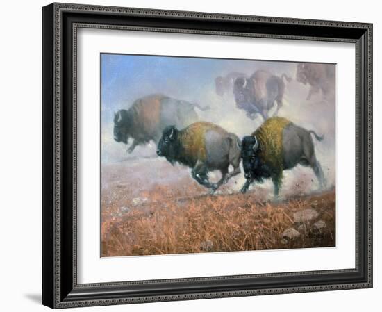 Prairie Thunder-Jack Sorenson-Framed Art Print