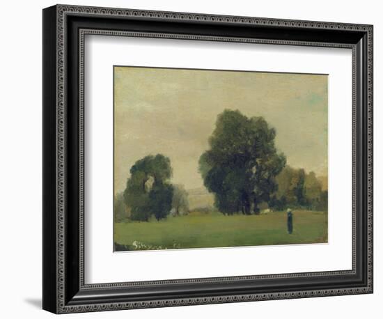 Prairies De La Roche-Guyon, 1859-Camille Pissarro-Framed Giclee Print