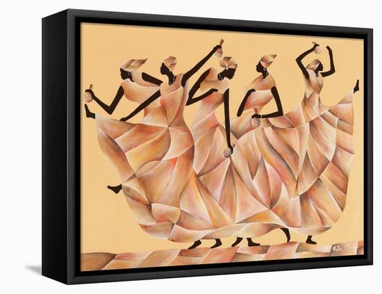 Praise-Ben Agbee-Framed Stretched Canvas